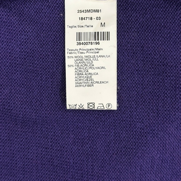 MSGM Color Block Patchwork Wool-Blend Sweater (Multicolored) - Picture 15 of 16